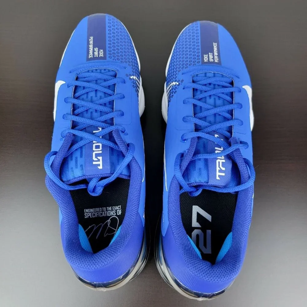 Nike Force Zoom Trout 7 Pro Baseball Cleats Royal Blue CQ7224-400 Men's Sz 13.5